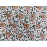 Printed Cotton Bed Sheet Floral Design Multi Color for Double Bed 90x108"