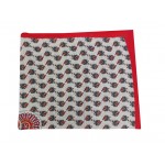 Printed Cotton Bed Sheet Mandala Design Red Color for Double Bed 90x108"