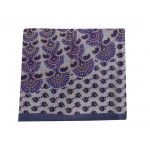 Printed Cotton Bed Sheet Mandala Design Purple Colour for Double Bed 90x108"