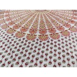 Printed Cotton Bed Sheet Mandala Design Multi Color for Double Bed 90x108"