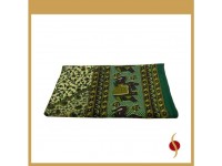 Indian Hand Block Printed Mandala Design Cotton Double Bed sheet size 90x108"