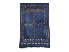 Peacock Parda Design Hand Knotted Cashmere Wool Carpet
