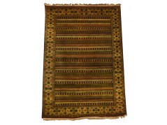 Tribal Woolen Design Hand Knotted Carpet