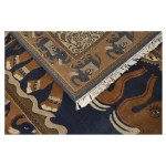 Trunk up elephant Design Hand Knotted Carpet