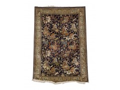 Mughal Hunting Design Hand Knotted Carpet